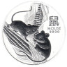  Австралия. 1 доллар 2020 год. Китайский гороскоп - Год мыши (крысы). 
