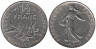  Франция. 1/2 франка 1973 год. Сеятельница. 