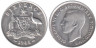  Австралия. 6 пенсов 1945 год. 