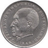  Германия (ФРГ). 2 марки 1971 год. Конрад Аденауэр, 20 лет Федеративной Республике (1949-1969). (J) 