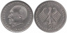  ФРГ. 2 марки 1971 год. Конрад Аденауэр, 20 лет Федеративной Республике (1949-1969). (J) 