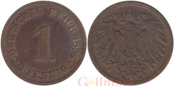 Германская империя. 1 пфенниг 1898 год. (A)