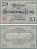  Бона. Германия. Оснабрюк 25 пфеннигов 1917 год. Нотгельд. (VF) 
