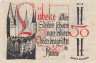  Бона. Германия. Любек 50 пфеннигов 1921 год. Орел. Нотгельд. (VF) 
