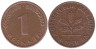  ФРГ. 1 пфенниг 1950 год. (J) 