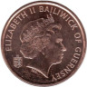  Гернси. 1 пенни 2006 год. Краб. 