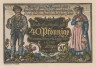  Бона. Германия. Тегернзе 40 пфеннигов 1921 год. Нотгельд. (XF) 
