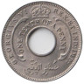  Британская Западная Африка. 1/10 пенни 1939 год. Георг VI. 