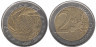  Италия. 2 евро 2004 год. 50 лет Всемирной Продовольственной программе. 