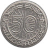  Веймарская республика. 50 рейхспфеннигов 1928 год. (D) 