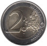  Эстония. 2 евро 2022 год. 35 лет программе Эразмус. 