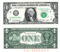 Бона. США 1 доллар 2009 год. Джордж Вашингтон. (XF)