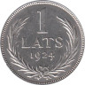  Латвия. 1 лат 1924 год. 