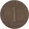  Австрия. 1 шиллинг 1973 год. 