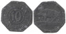  Германия. Эбербах. 10 пфеннигов 1917 год. Нотгельд. 