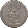  Швеция. 1 крона 1954 год. Король Густав VI Адольф. 