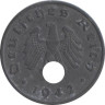  Германия - Третий рейх. 1 рейхспфенниг 1942 год. (F) 