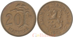 Финляндия. 20 марок 1954 год.