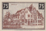  Бона. Германия. Вунсторф 75 пфеннигов 1922 год. Нотгельд. (XF) 