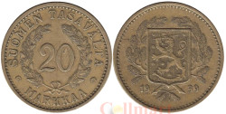 Финляндия. 20 марок 1939 год.