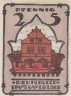  Бона. Германия. Гадебуш 25 пфеннигов 1921 год. Нотгельд. (XF) 