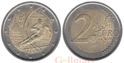 Италия. 2 евро 2006 год. XX зимние Олимпийские Игры, Турин 2006.