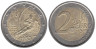  Италия. 2 евро 2006 год. XX зимние Олимпийские Игры, Турин 2006. 
