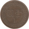  Тайвань. 1 доллар 1995 год. Чан Кайши. 