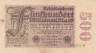  Бона. Германия (Веймарская республика) 500.000.000 марок 1923 год. P-110f (VF) 