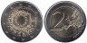  Нидерланды. 2 евро 2015 год. 30 лет флагу Европейского союза. 