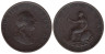  Великобритания. 1/2 пенни 1799 год. Георг III. 