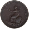  Великобритания. 1/2 пенни 1799 год. Георг III. 