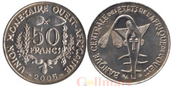 Западная Африка (BCEAO). 50 франков 2005 год.