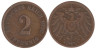  Германская империя. 2 пфеннига 1906 год. (J) 
