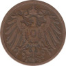 Германская империя. 2 пфеннига 1906 год. (J) 