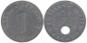  Германия - Третий рейх. 1 рейхспфенниг 1942 год. (E) 