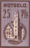  Бона. Германия. Саарбрюккен 25 пфеннигов 1919 год. Нотгельд. (XF) 