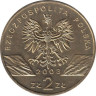  Польша. 2 злотых 2003 год. Угорь. 