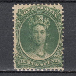 Марка. Новая Шотландия (Канада) 1860 год. Королева Виктория.
