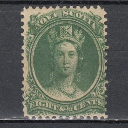  Марка. Новая Шотландия (Канада) 1860 год. Королева Виктория. 