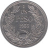  Чили. 1 песо 1933 год. Андский кондор. 