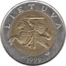  Литва. 5 лит 1999 год. 