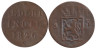  Голландская Ост-Индия. 1/8 стювера 1826 год. Король Виллем I. 