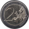  Ирландия. 2 евро 2015 год. 30 лет флагу Европейского союза. 