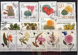 Набор марок. Цветы. 13 марок. (Н-13)