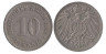  Германская империя. 10 пфеннигов 1912 год. (G) 