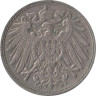  Германская империя. 10 пфеннигов 1912 год. (G) 