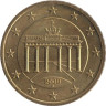  Германия. 50 евроцентов 2009 год. Бранденбургские ворота. (A) 