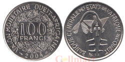 Западная Африка (BCEAO). 100 франков 2004 год.
