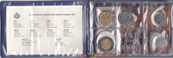 Сан-Марино. Набор монет 1990 год. Официальный годовой набор. (10 монет в буклете)